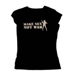 MAKE SEX NOT WAR TSHIRT
